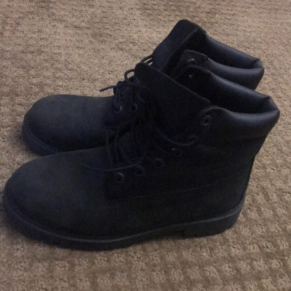 Timberland all black boots